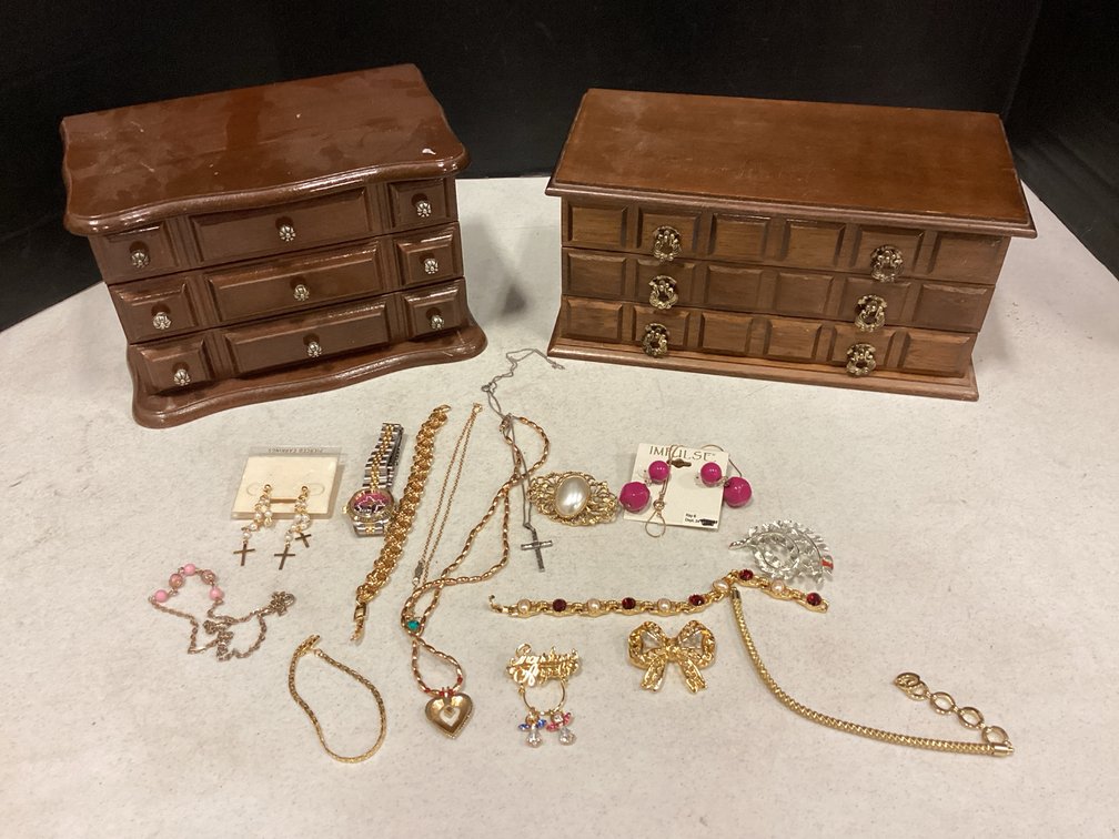 Jewelry Boxes With Contents