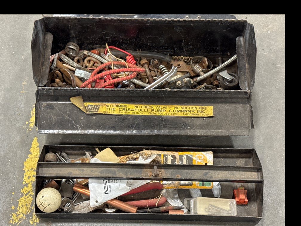 Metal Tool Box W/Contents