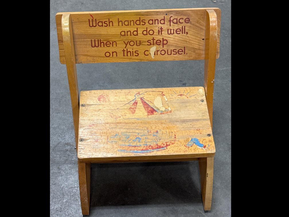 Wooden Kids Chair/ Stool