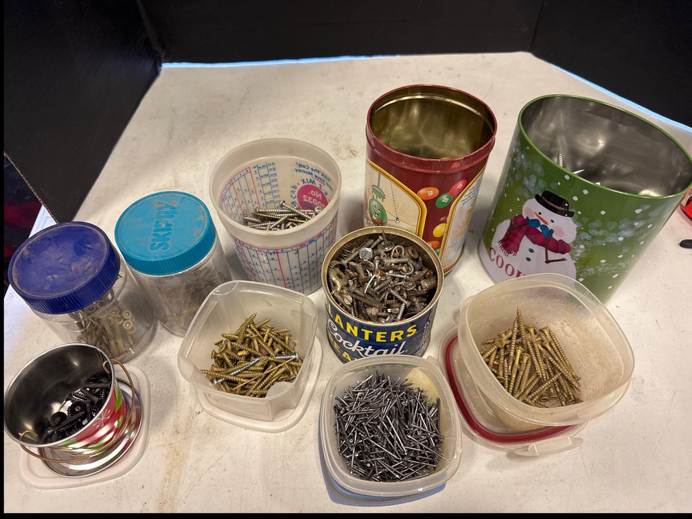 Assorted Screws, Nails