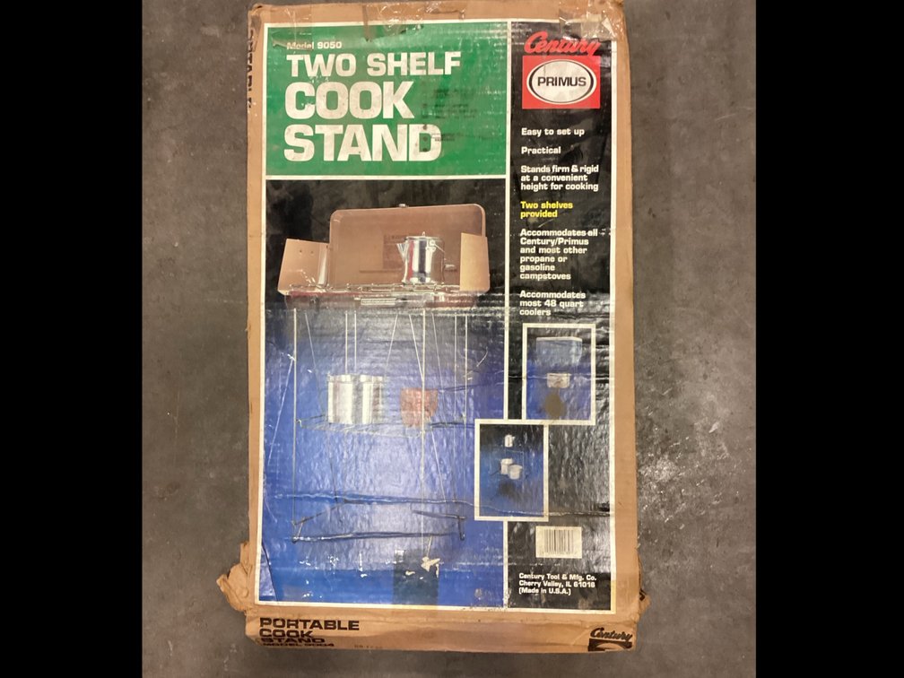Century Two Shelf Cook Stand
