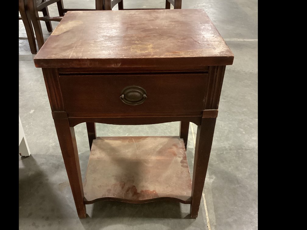 Wooden End Table