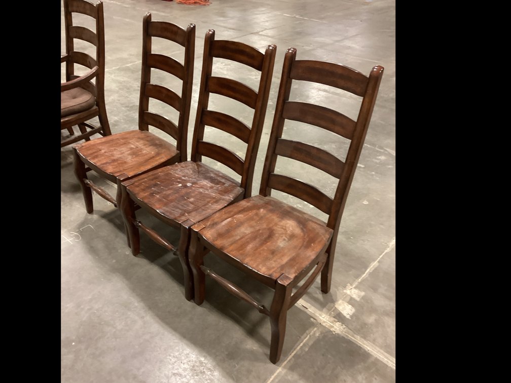 Wooden Dining Chairs Lot of 5