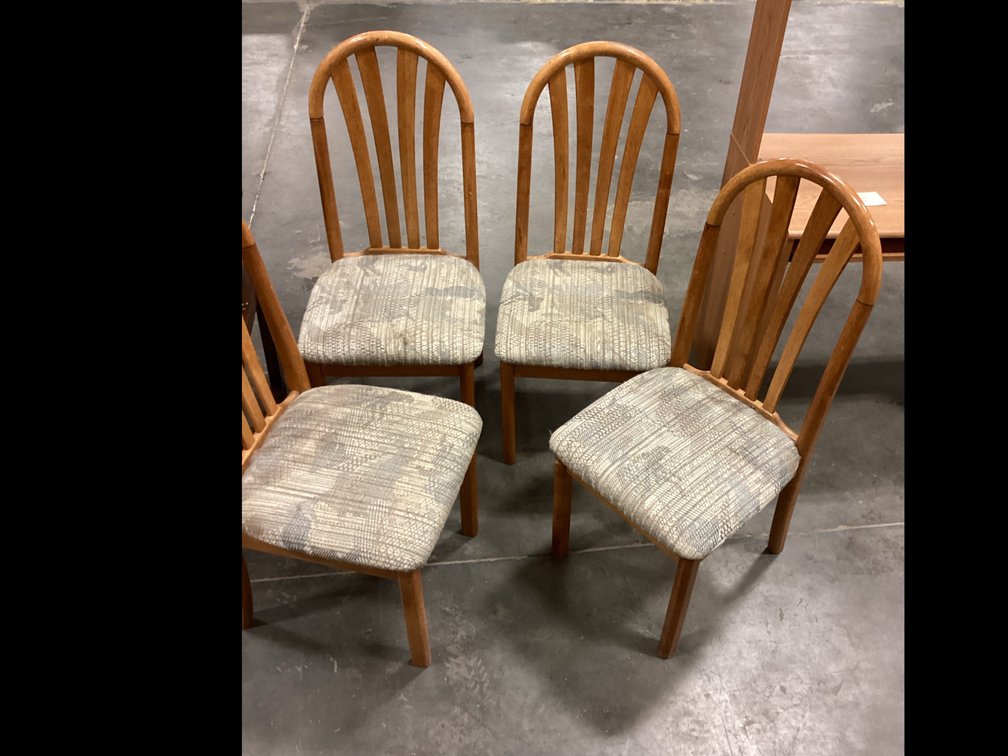 Padded Dining Chairs Lot of 4