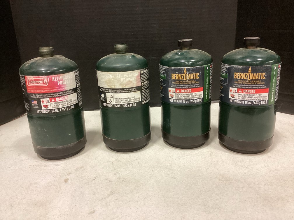 Coleman & Bernzomatic Propane Bottles