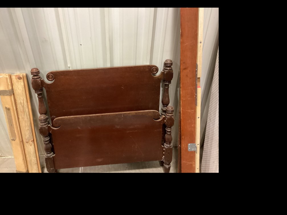 Twin Size Head board & Foot board with Frame