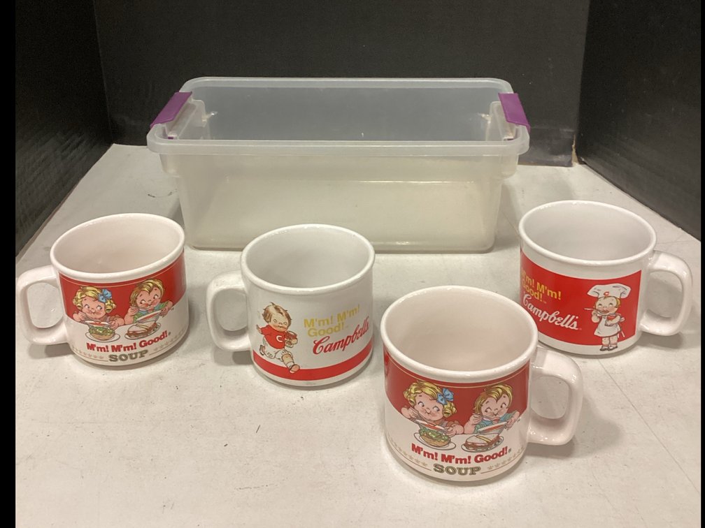 Campbells Soup - 14 oz Soup Cups - Set of 4