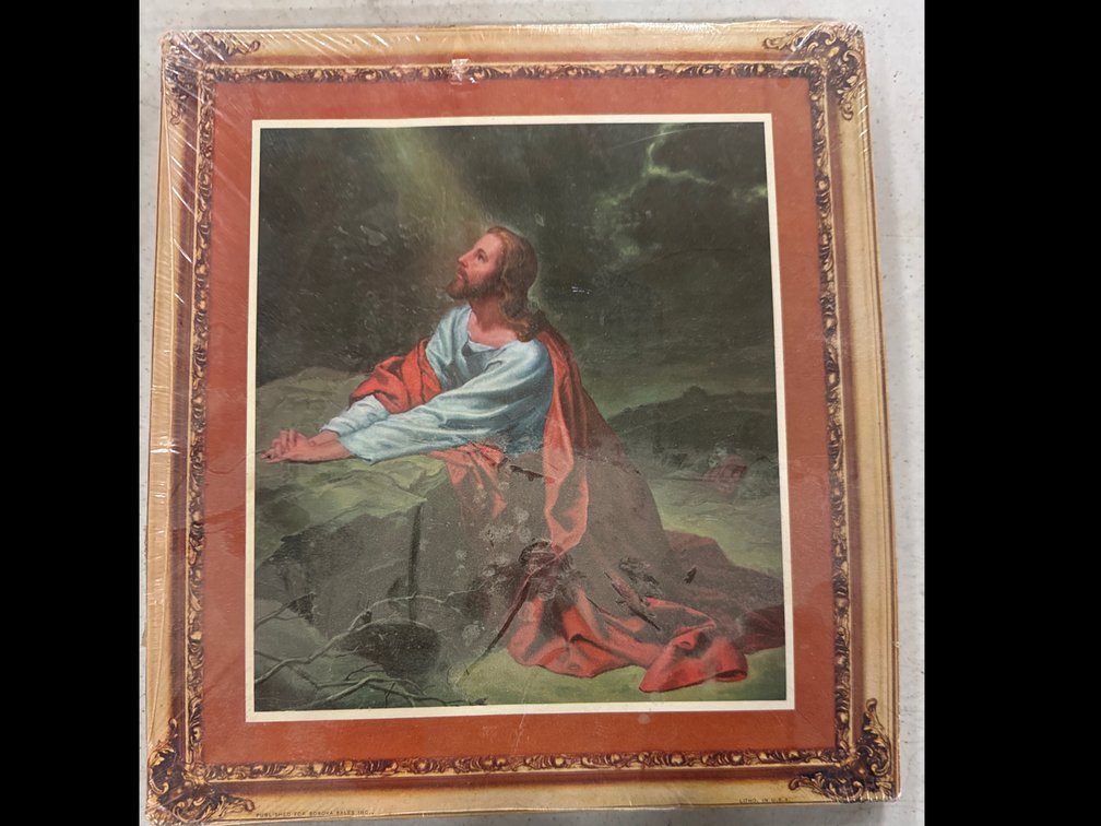 Jesus Christ Praying In The Garden Of Gethsemane