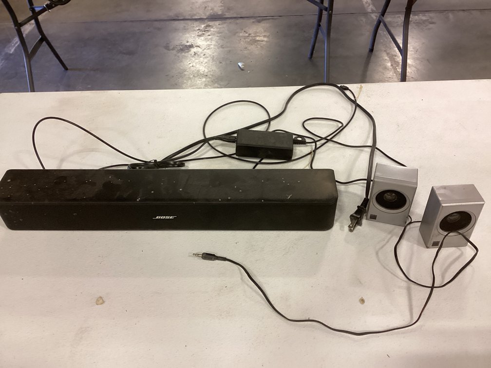 Bose Sound Bar & Mini Micro Stereo Speakers