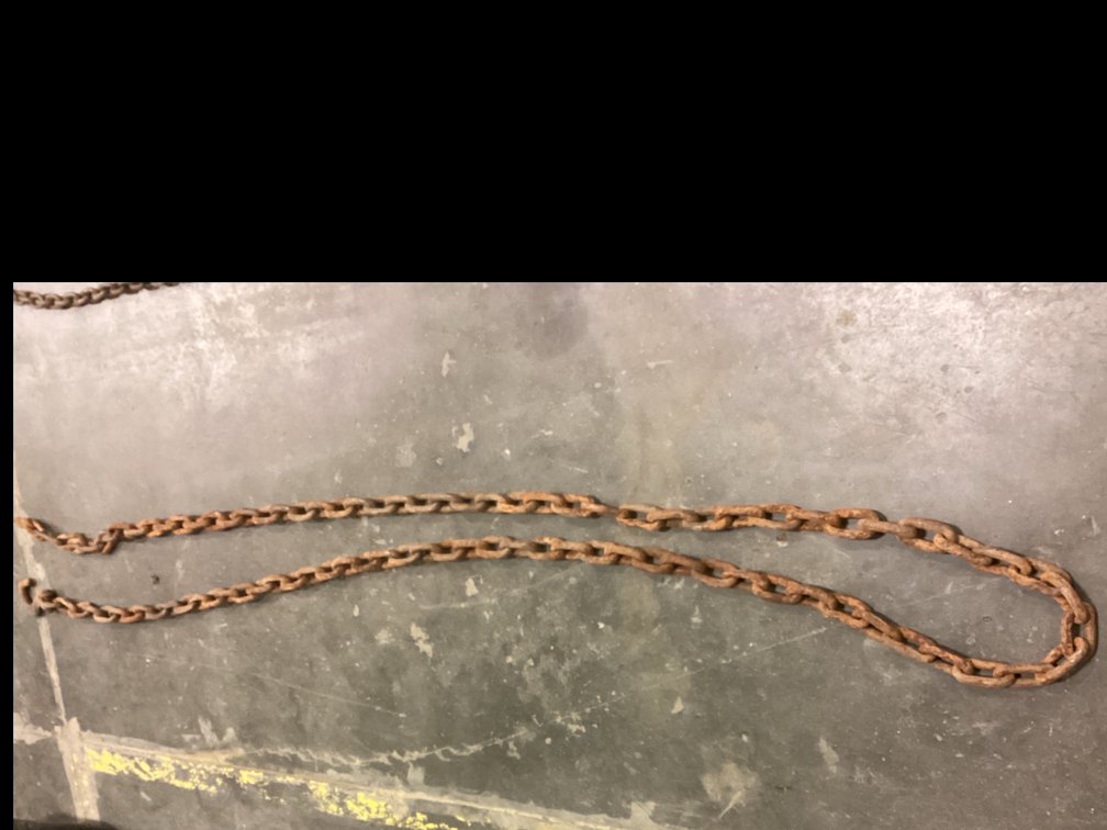 5/8” Link Chain - 14’ With One Slide Hook
