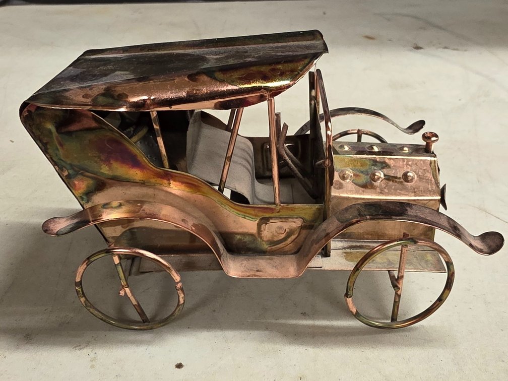 Model T Copper and Brass Music Box