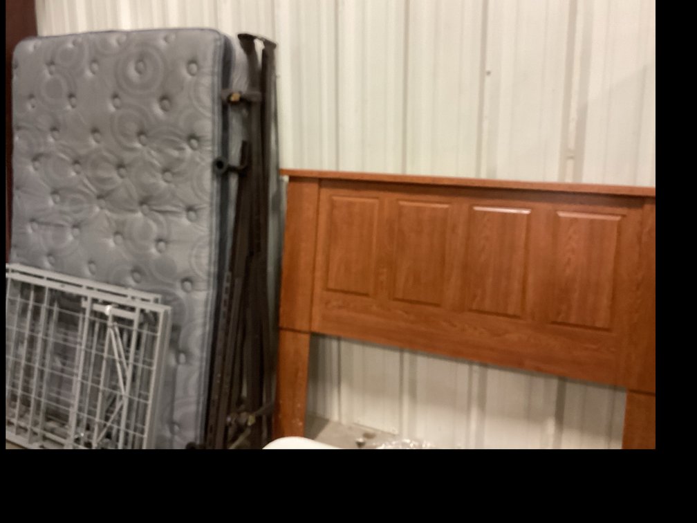 Full Size Mattress with Metal Bed Frame