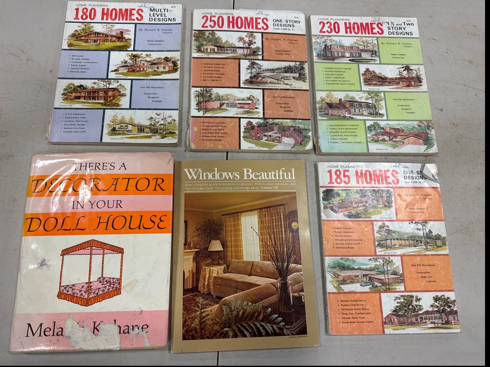 Home Planners/ Windows/And Decorator Doll House Books