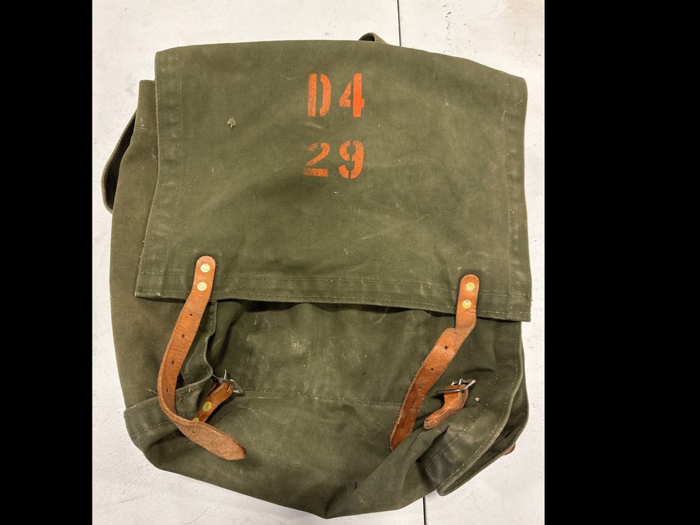 Canvas and Leather Backpack