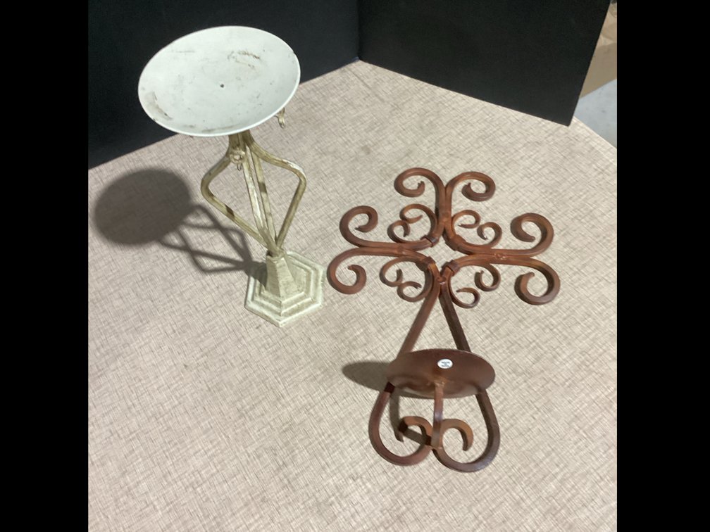 Iron Candle Holder Decor