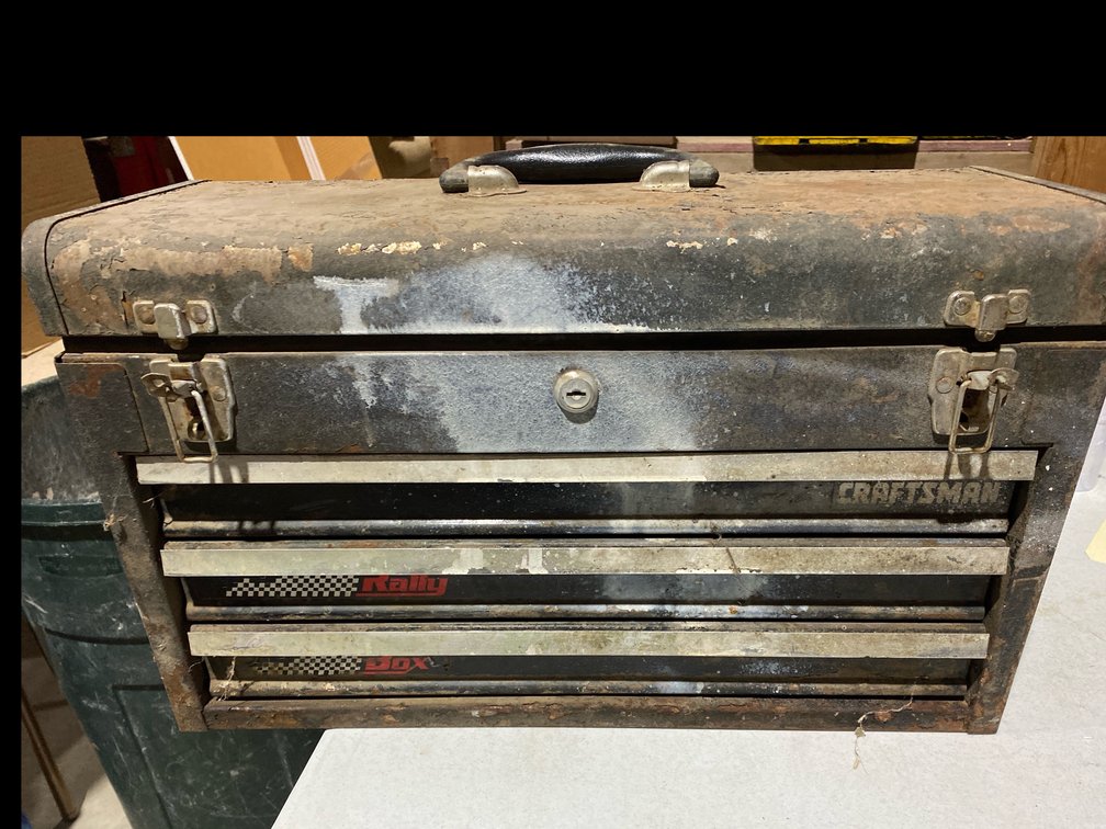 Metal Tool Box with Drawers