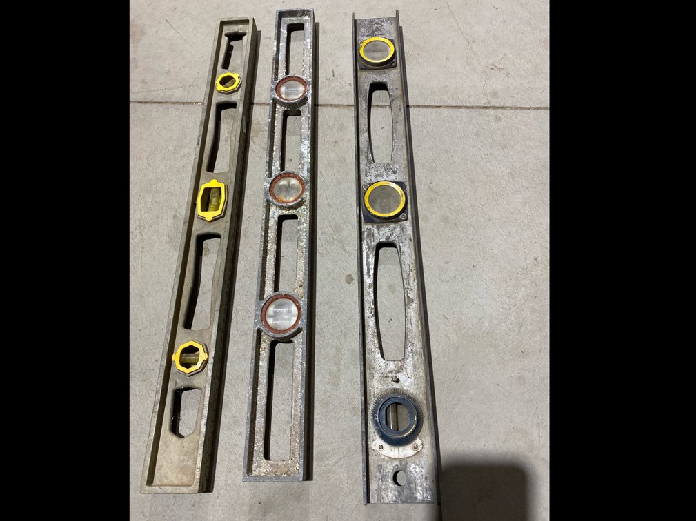 24” Aluminum Levels Lot of 3