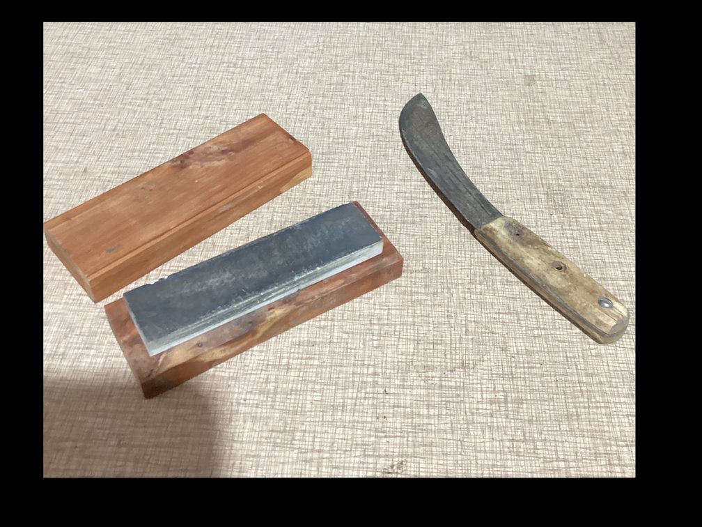 Old Hickory Skinning & Butcher Knife & Wet Stone