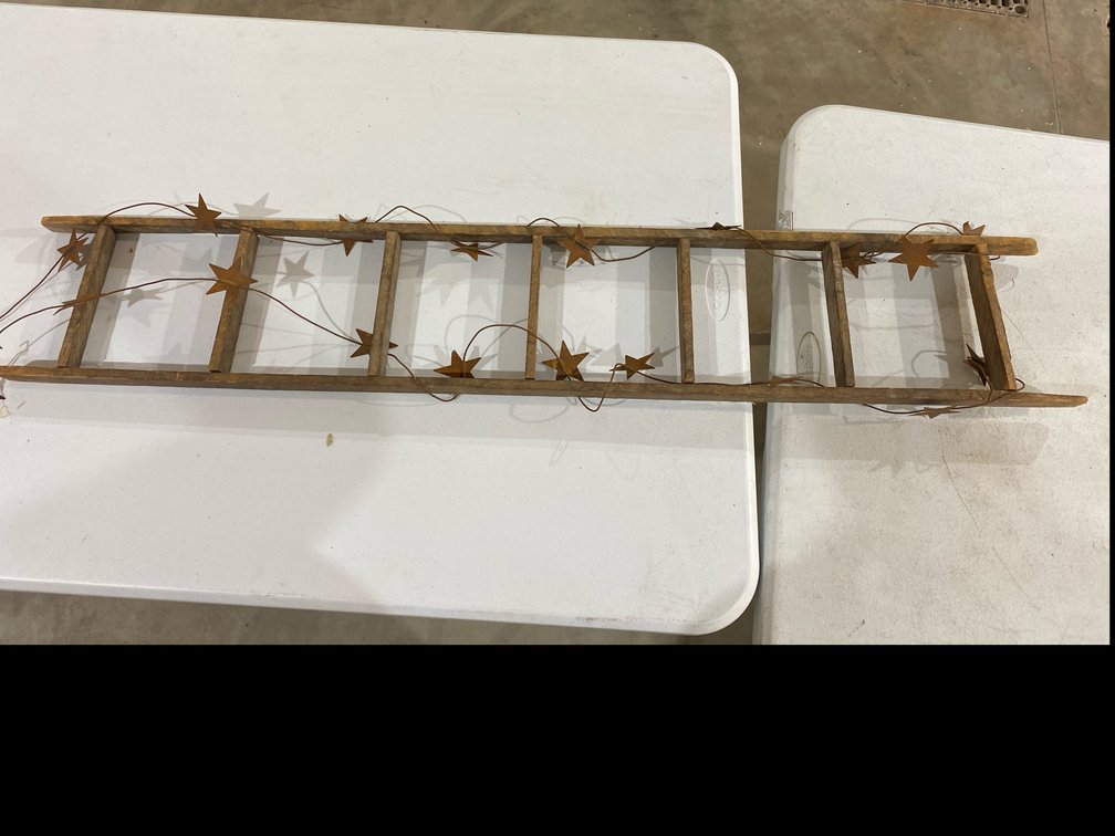 Decorative Ladder with Stars