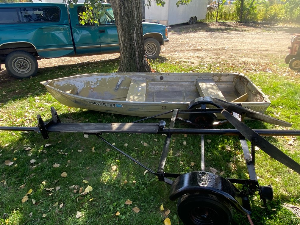 12’ Aluminum Boat & Trailer
