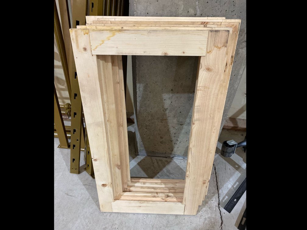 Wooden Picture Frame Lot of 6