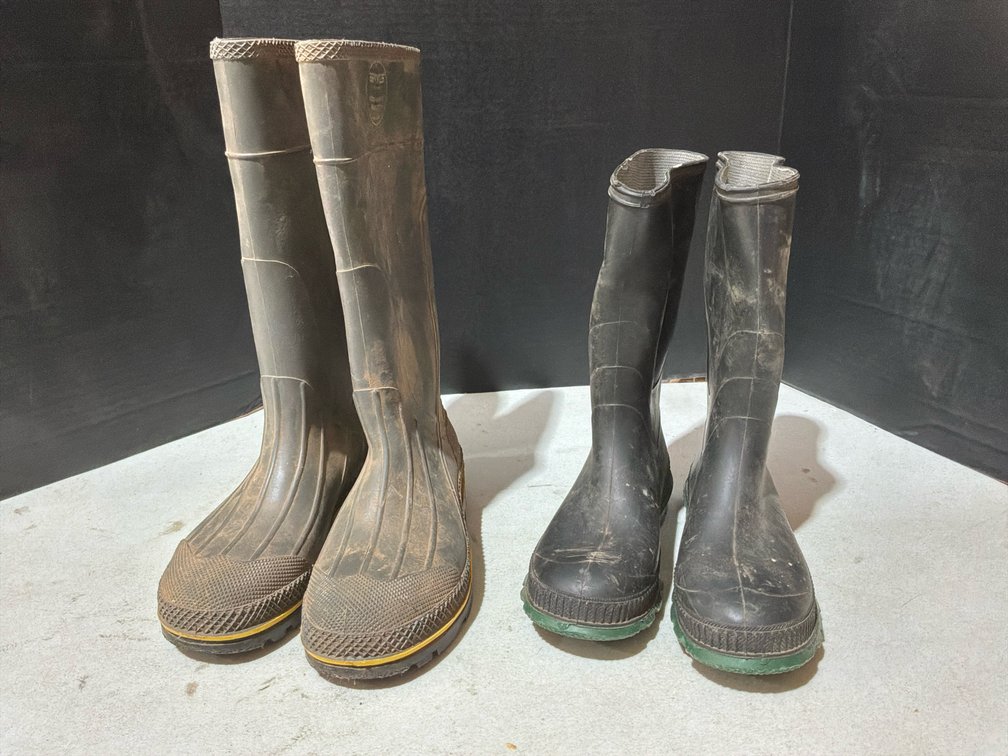 Servus Steel Toed Work Boots & George Rain Boots
