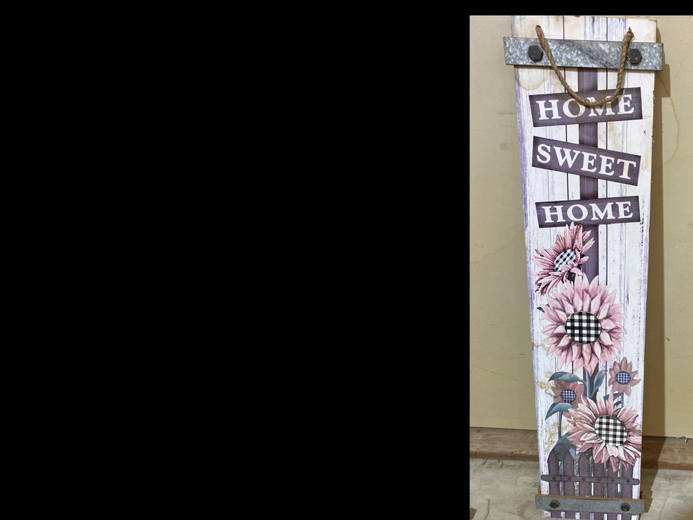 Wooden Welcome Sign Home Sweet Home