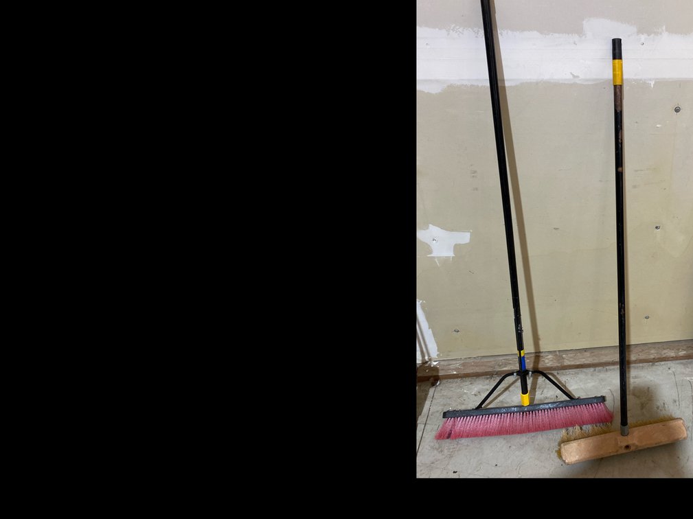 Push Broom Lot of 2