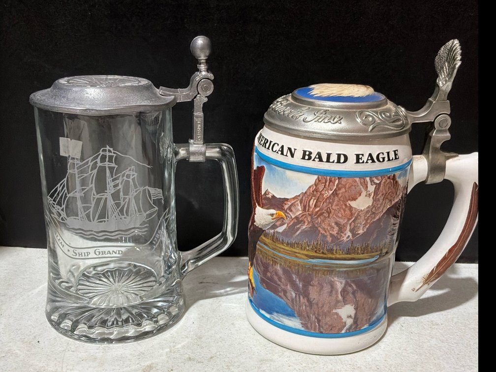 American Bald Eagle Stein & Sale, Ship Lines Stein