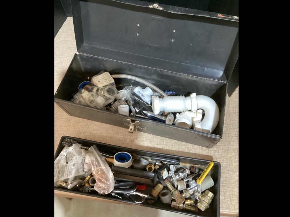 Tool Box With Plumbing Contents Included