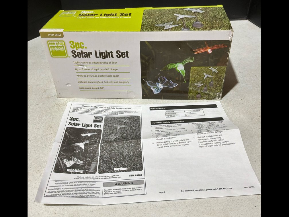 Solar 3 Pc. Light Set