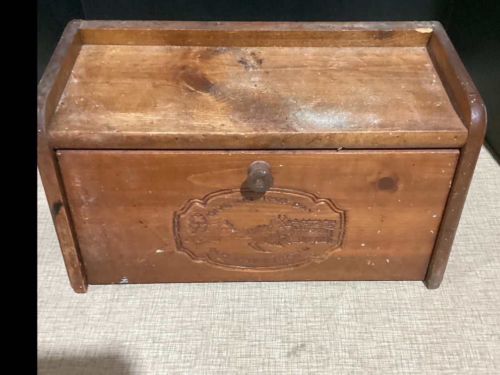 Wooden Bread Box