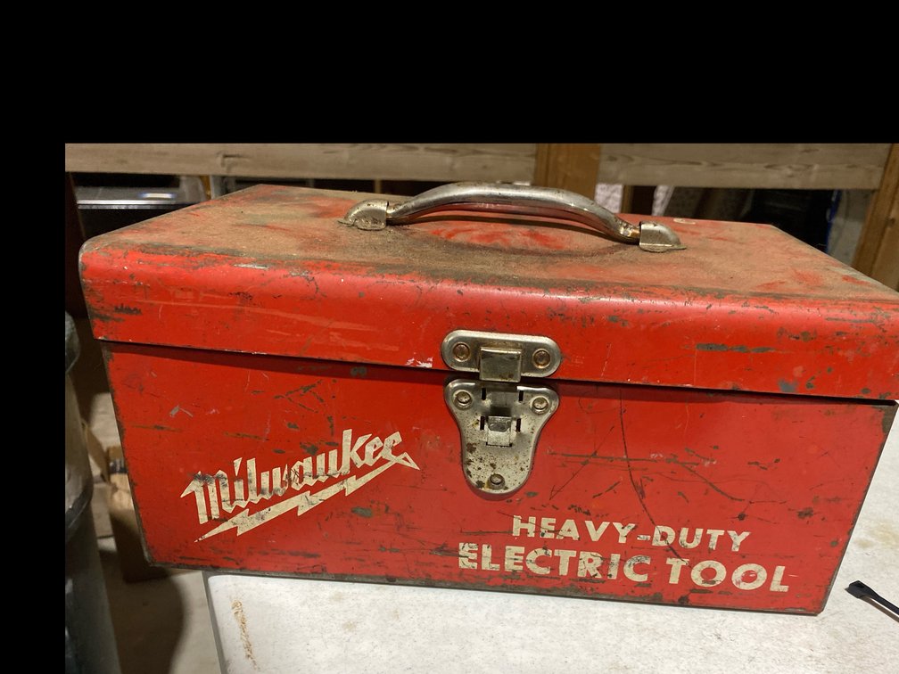 Milwaukee Metal Tool Box with Tray