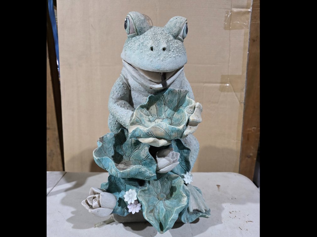 Frog Yard Decor