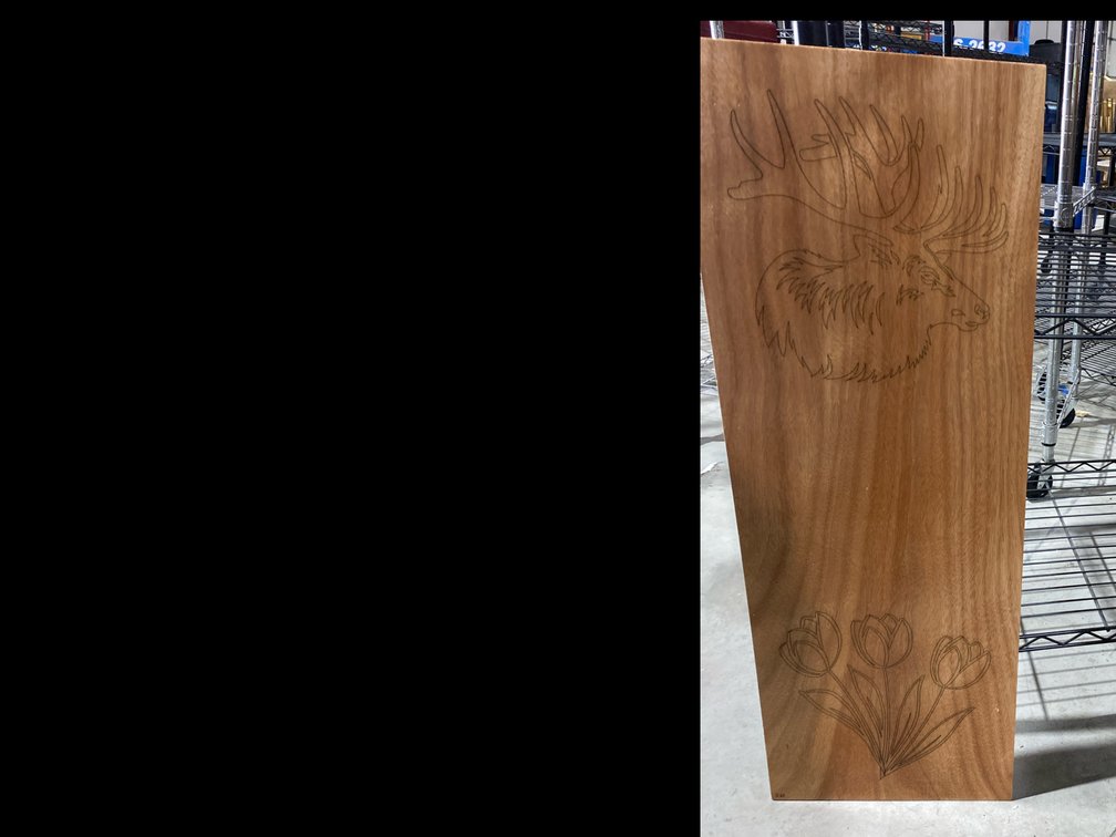 Wood Burning Wood Panel