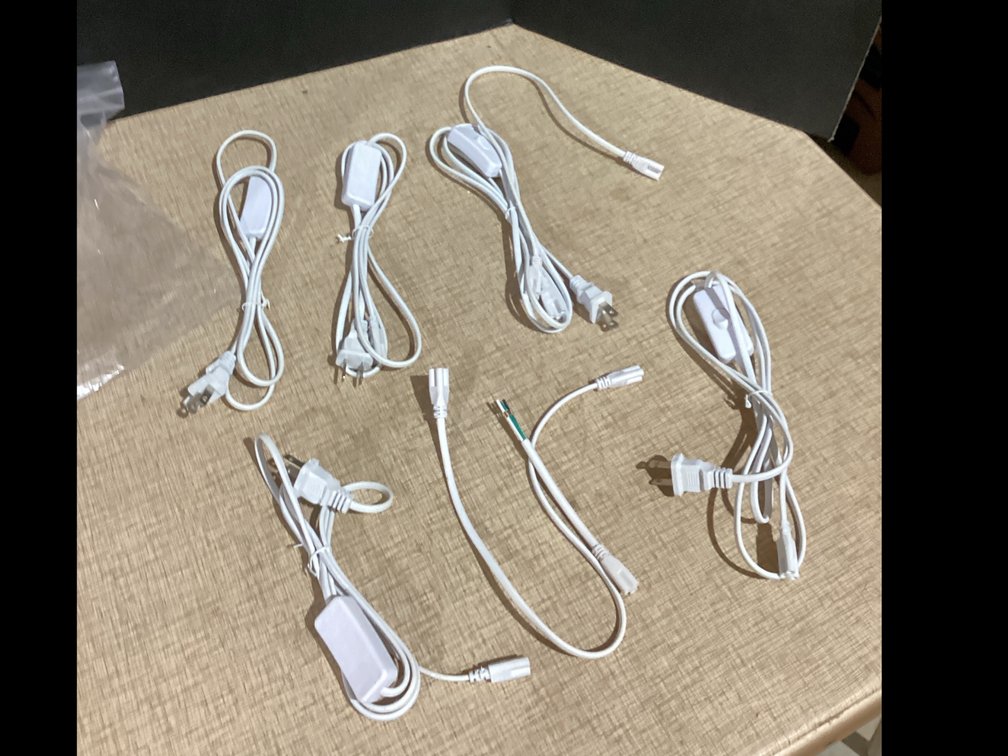 T5 T8 LED Tube Power Extension Cable With On/Off Switch