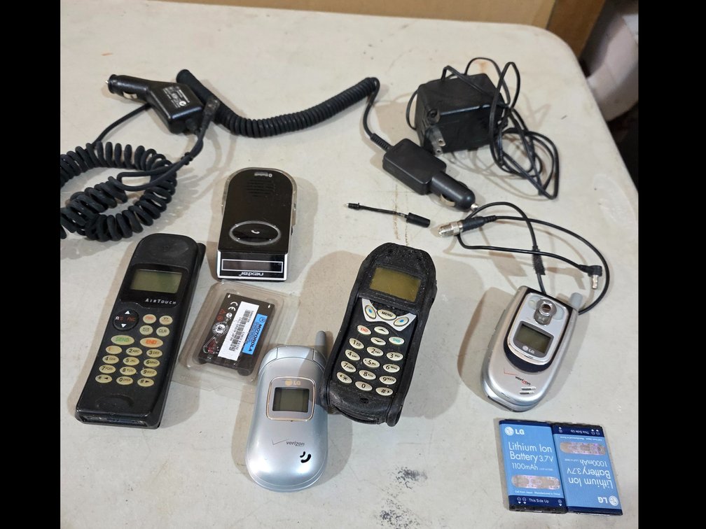 Cell Phones, Cell Batteries, Cords