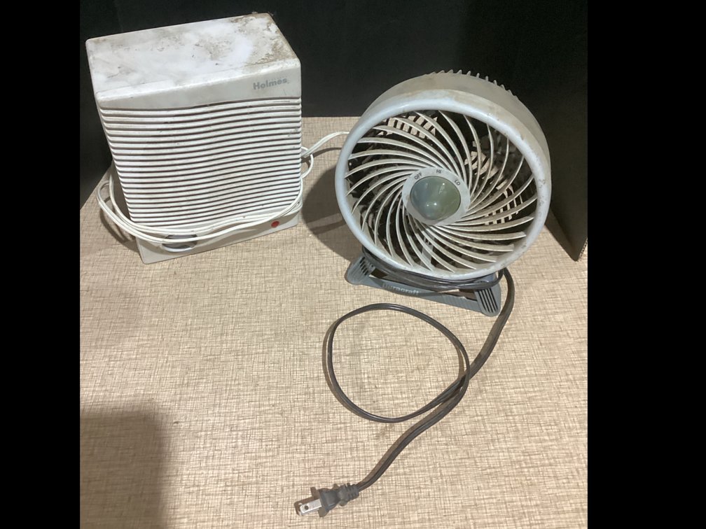 Fan by Duracraft & Heater Fan by Holmes