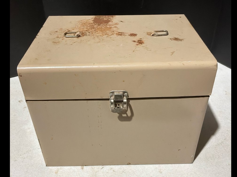 Filing Box With Paper