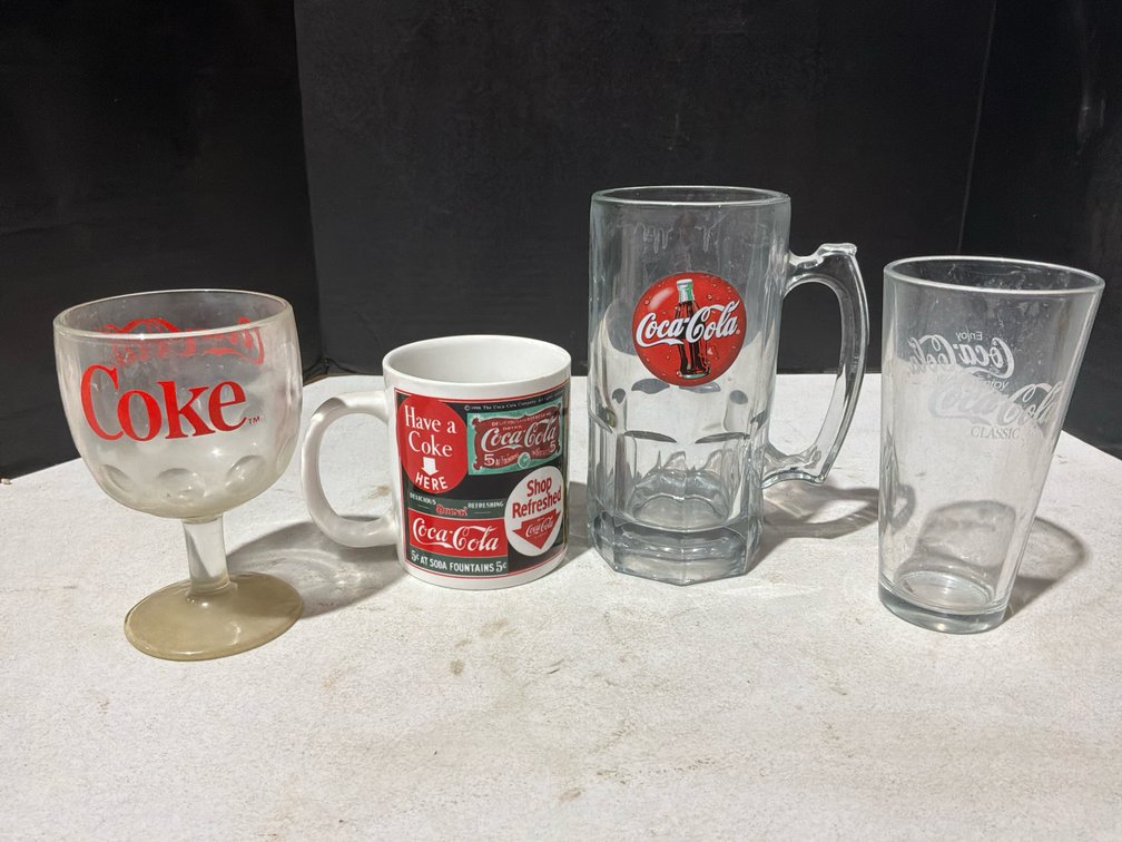 Coca Cola Glassware & Cup