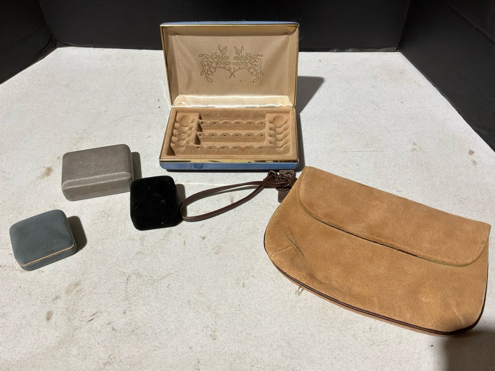 Jewelry Boxes & Leather Purse