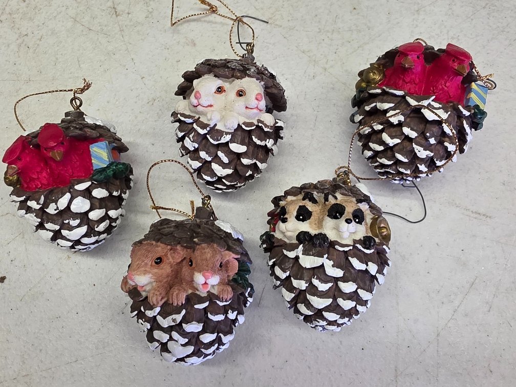 Woodland Pinecone Ornaments