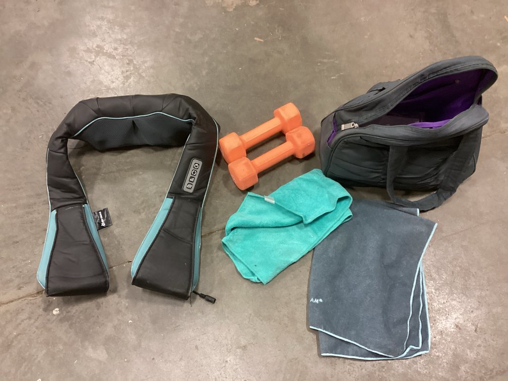Mo Cuishle - Neck& Shoulder Massage With Heat - 8# Hand Weights with Bag