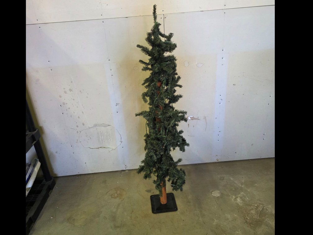 Light Up Pine Christmas Tree