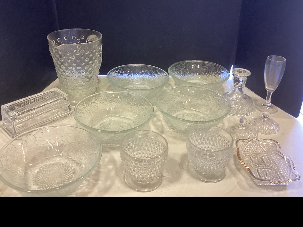 Assorted Glassware