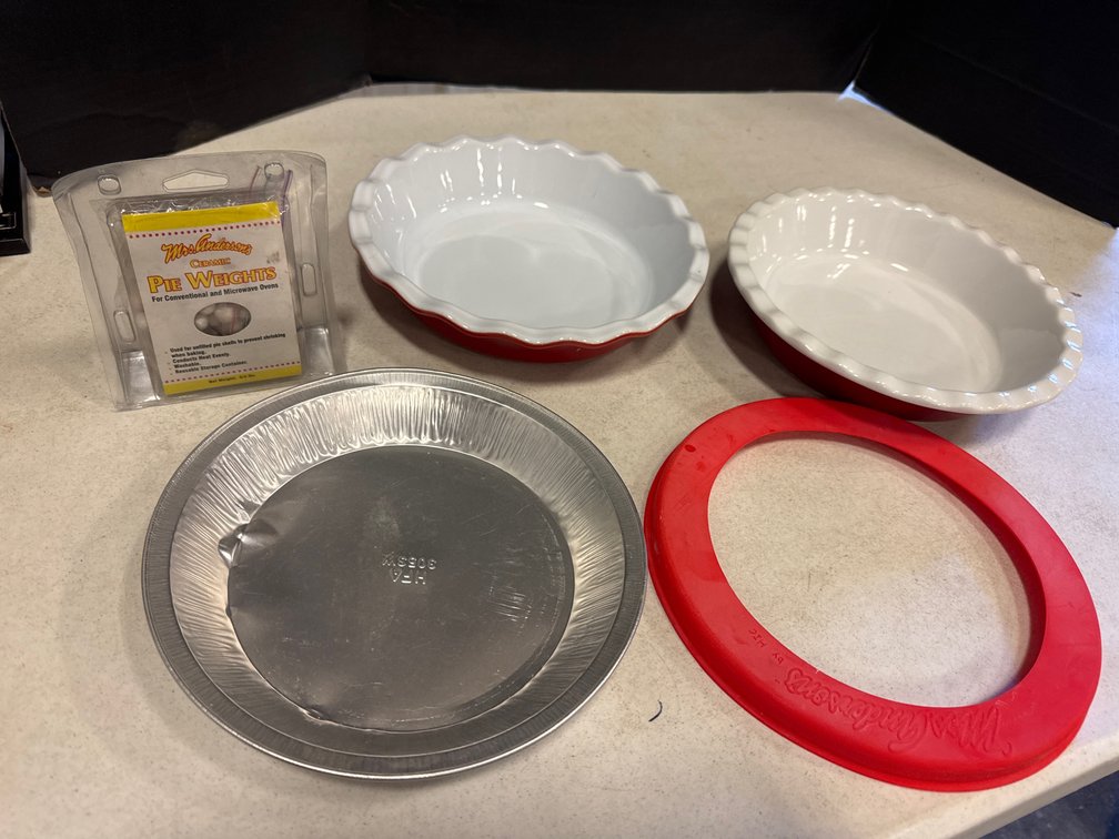 Pie Plates and Pie Weights