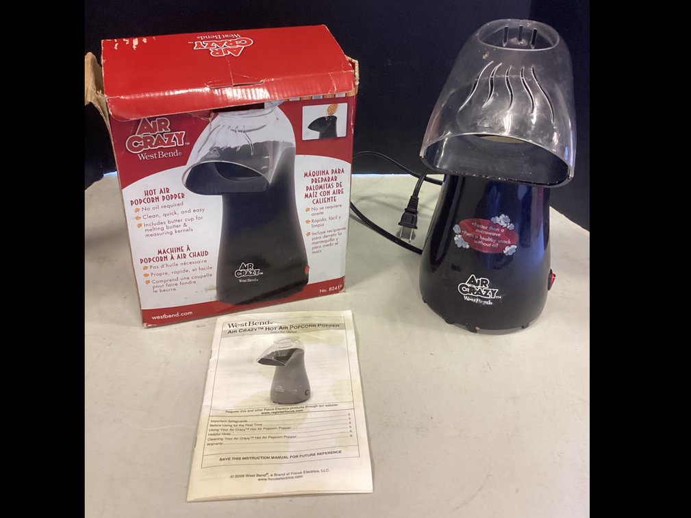 Air Crazy  Hot Air Popcorn Popper by WestBend