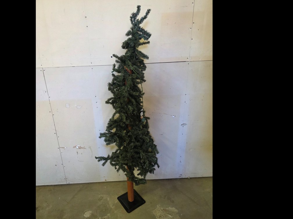 Light Up Pine Christmas Tree