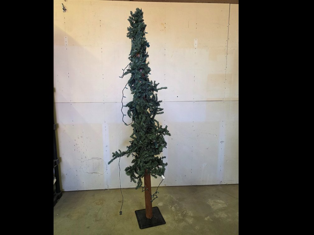 Light Up Pine Christmas Tree