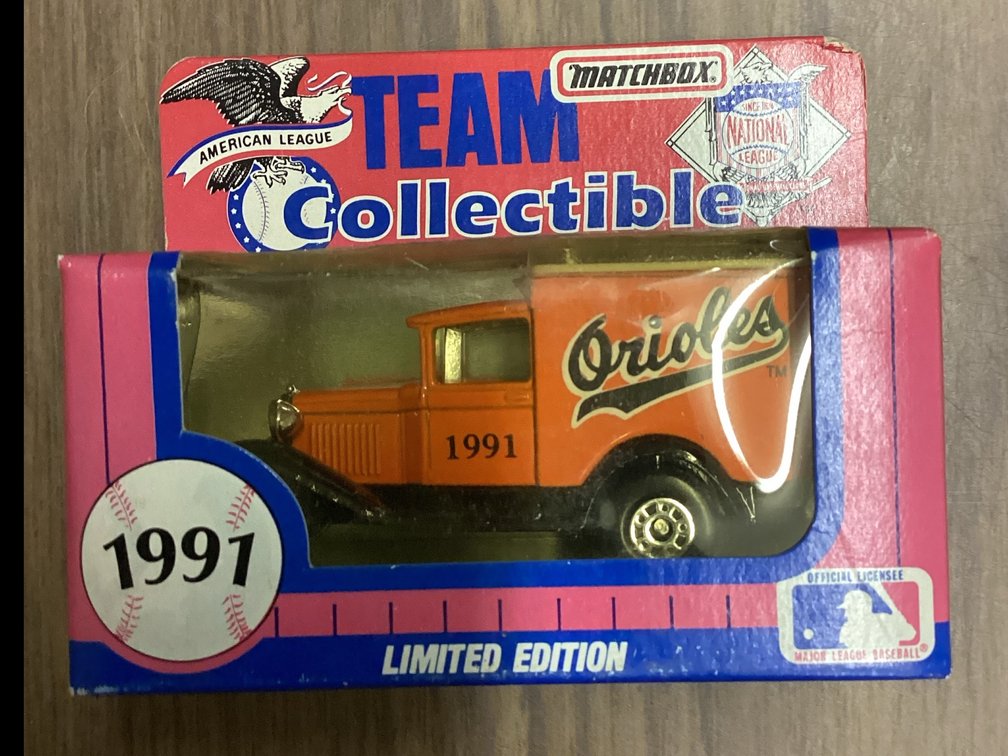 Matchbox 1991 Orioles Delivery Wagon